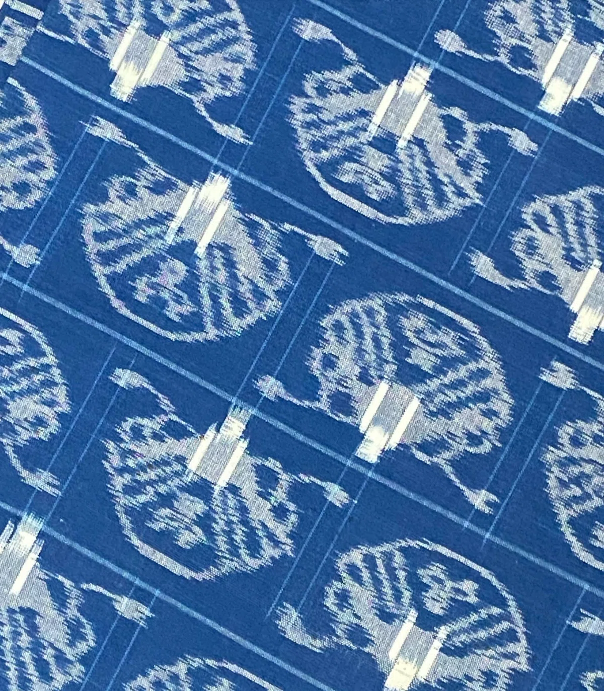 松枝玉記作久留米絣「宴」｜夢吉きもの