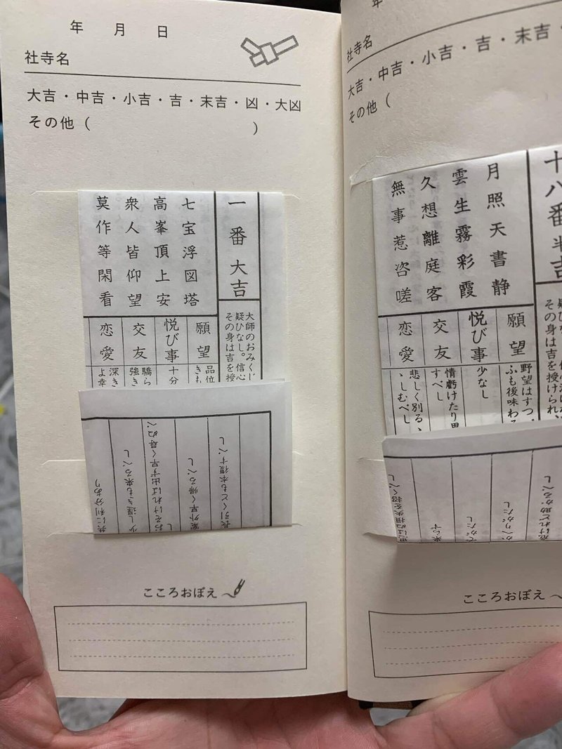 おみくじ帖ってご存知ですか？｜CHIka｜note