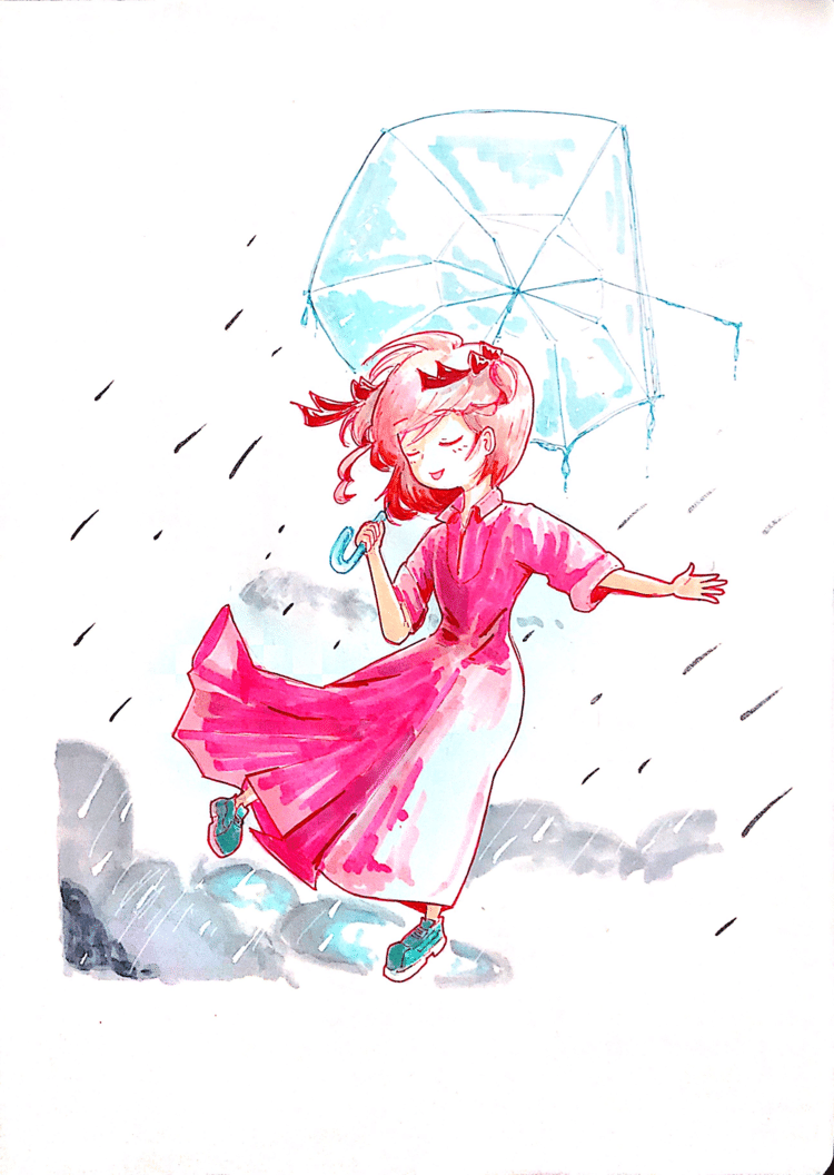 I’m singing in the rain 