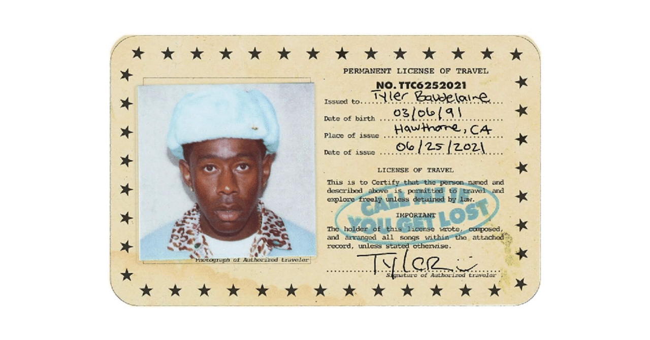 Tyler The Creator / Call Me If You Get Lost（2021、US