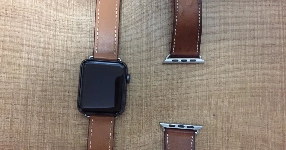 2018 乗る Apple Watch エルメス グルメットメタル 二重 レザー