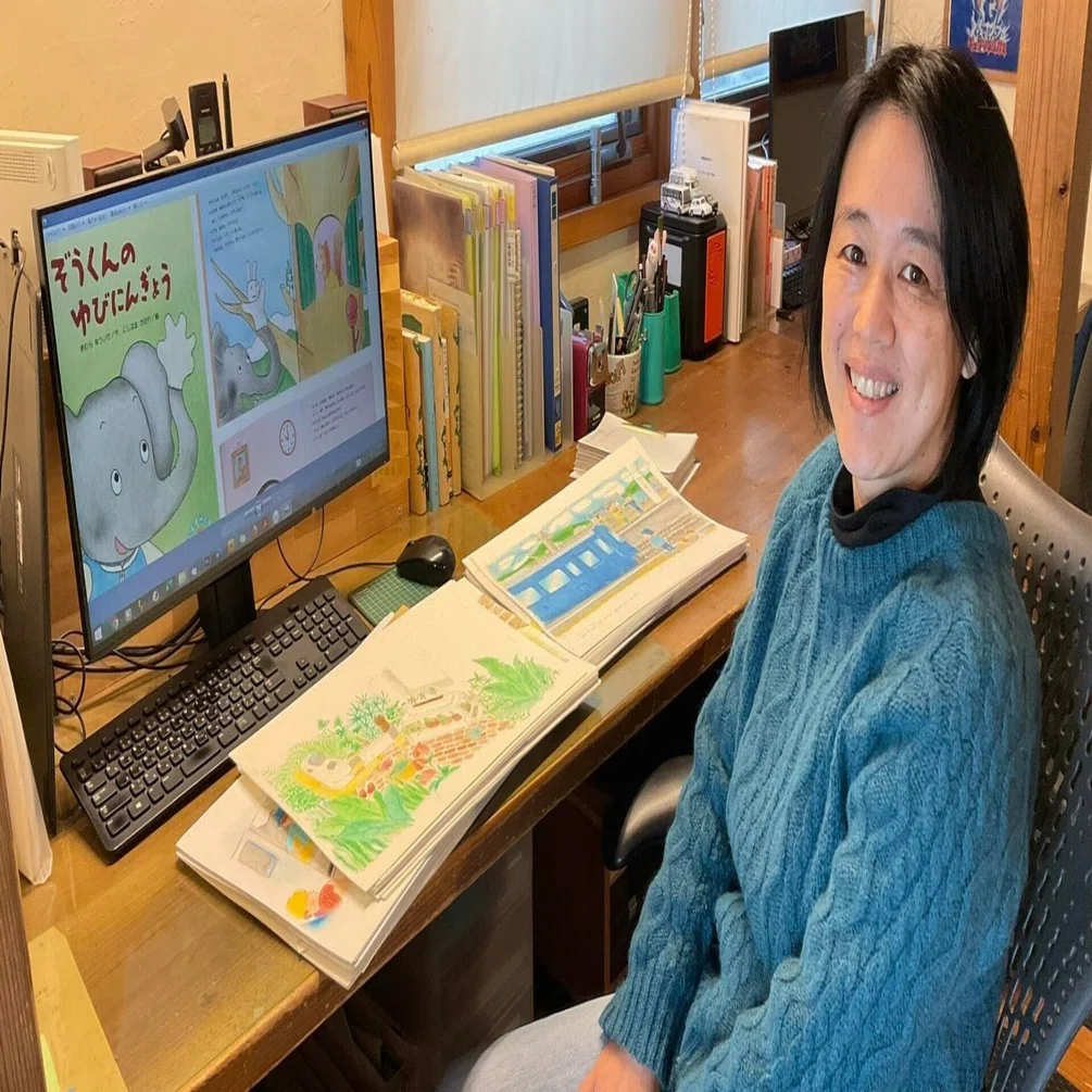 クリエイターインタビュー 子どもの楽しい未来を描く絵本作家 ニシハマカオリさん 子どもとアートと Vol 07 みたすくらす 東海の地産情報を地元 クリエイターがお届け