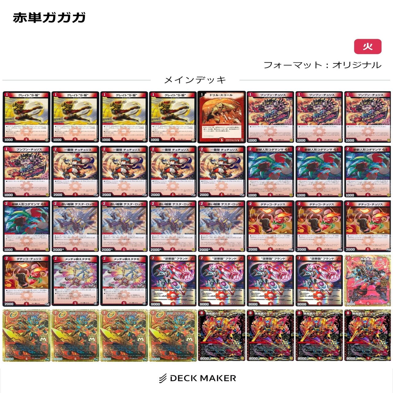 デュエマ デッキ構築に疲れた男の末路、、「赤単最強！」｜LOOK HAND