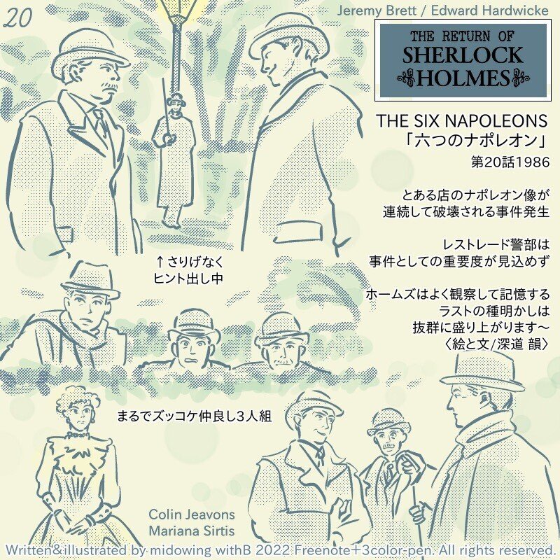 シャーロック ホームズの冒険 みど ゐん 絵と文 Note