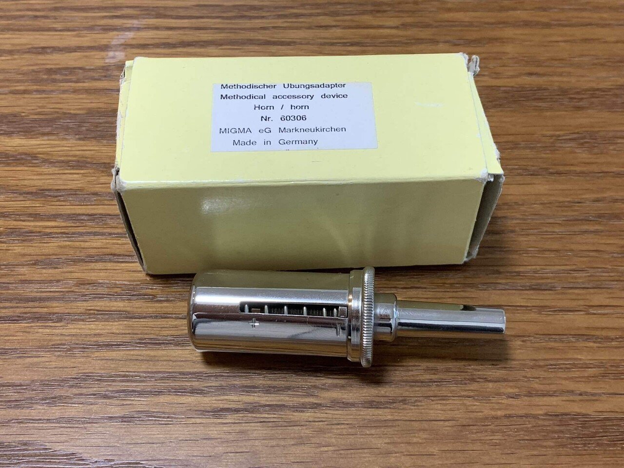 ノンプレッサー　ホルン練習用器具 MIGMA Horn Nr. 60306 ノンプレッサーホルン練習用器具 MIGMA Horn Nr. 60306