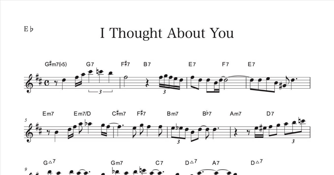 アルトサックス「I Thought About You」でのソロ例｜加度 克紘