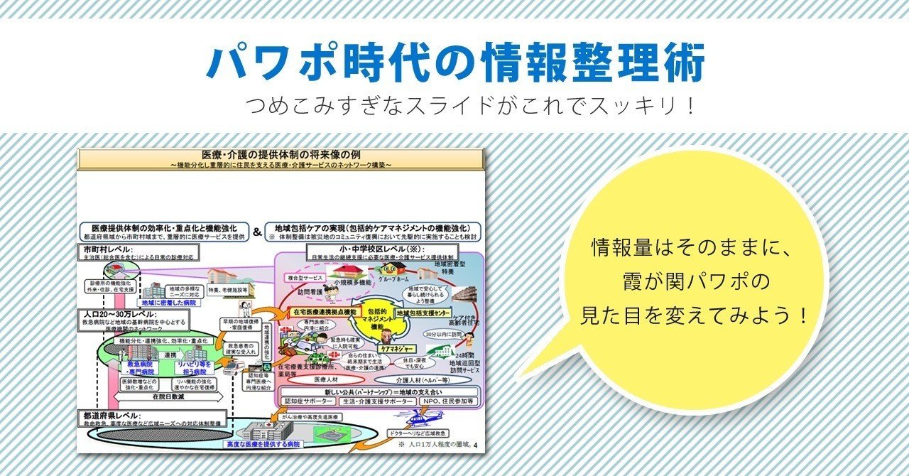 パワポ時代の情報整理術 つめこみすぎなスライドがこれでスッキリ Designer Note