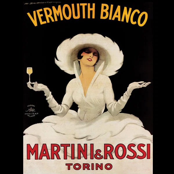 1948年 フランス製ヴィンテージ広告ポスター Martini（マルティーニ） Martini & Rossi Aperitif Vintage Poster by Droit 1948 French Fine