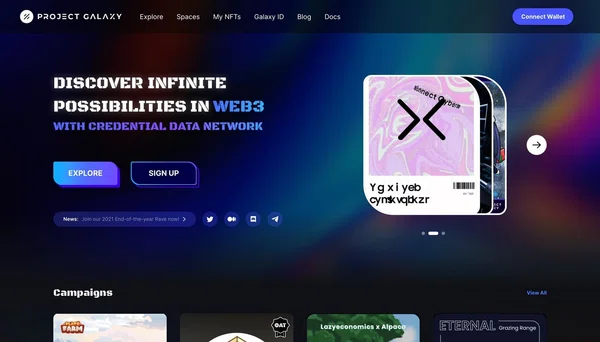 【NFTエアドロ案件】Project Galaxy-ID activation-たったの5分で獲得|gentle_wolf|note