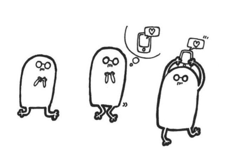 Takk で頼みごとをしている様子をイラストで擬人化してもらった Takk 公式 Note