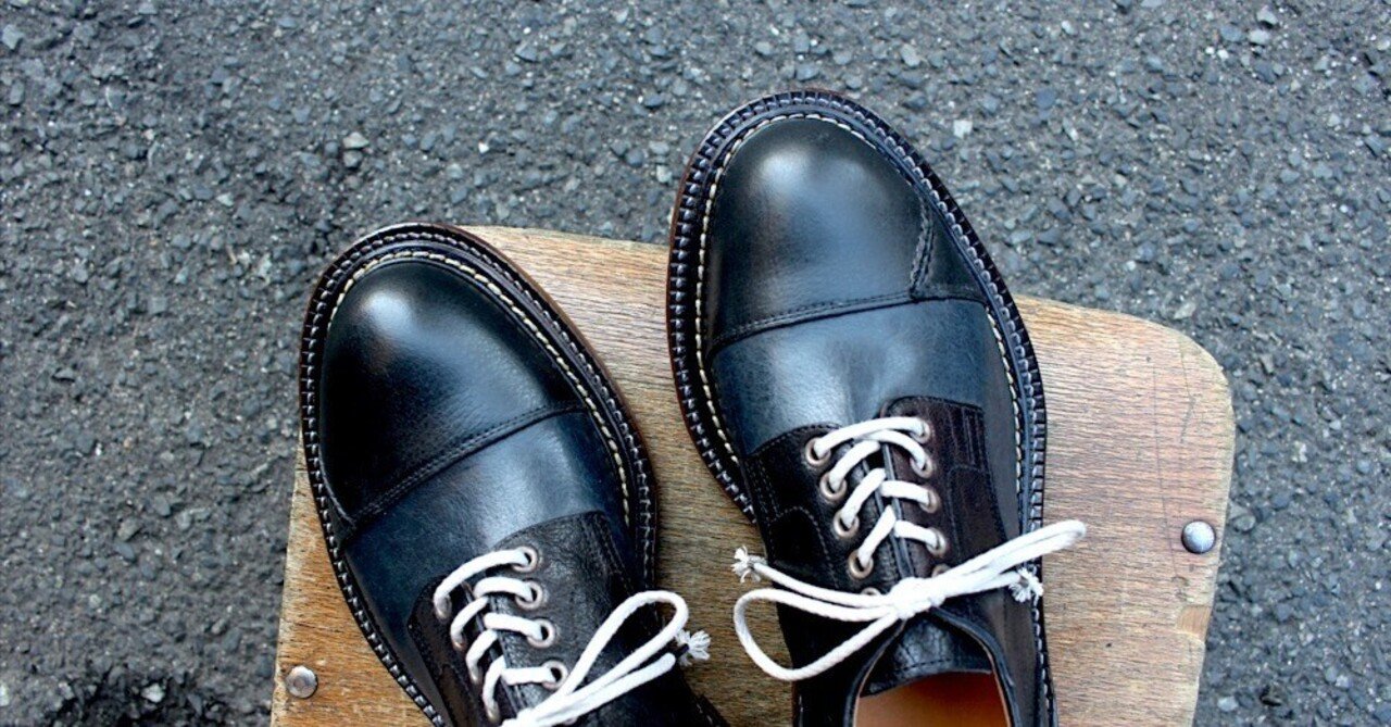 二段ウェルトのキャップトゥ/size:27｜BUHI SHOES