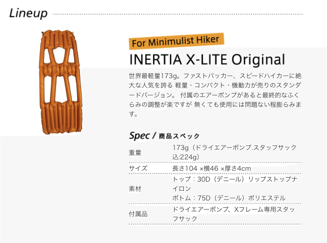 山と道 UL Pad15s+ & minimalist pad｜UL Ski Hiker