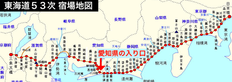 東海道地図のコピー