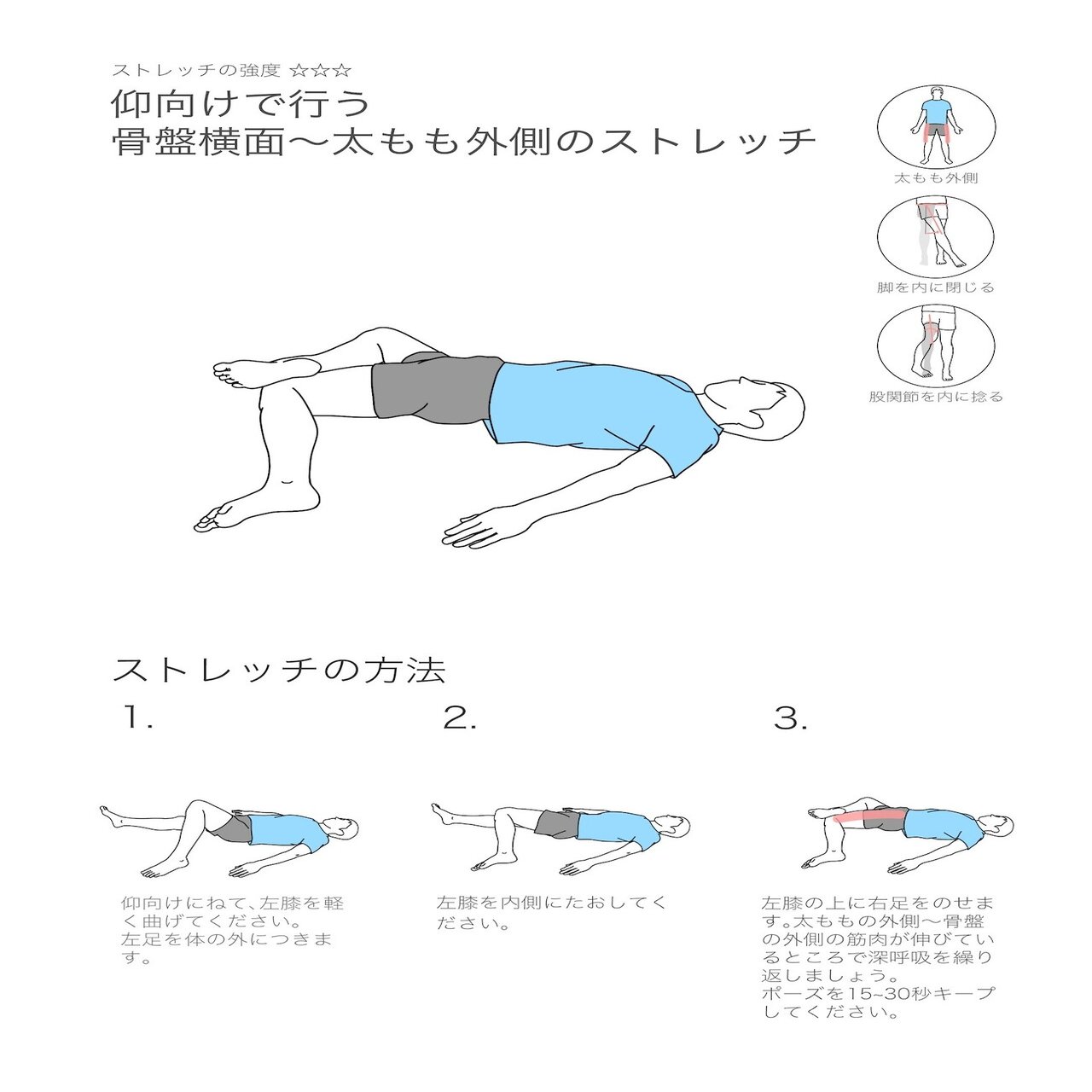 6 骨盤横面 太もも外側のストレッチ 鈴木 和孝 Note