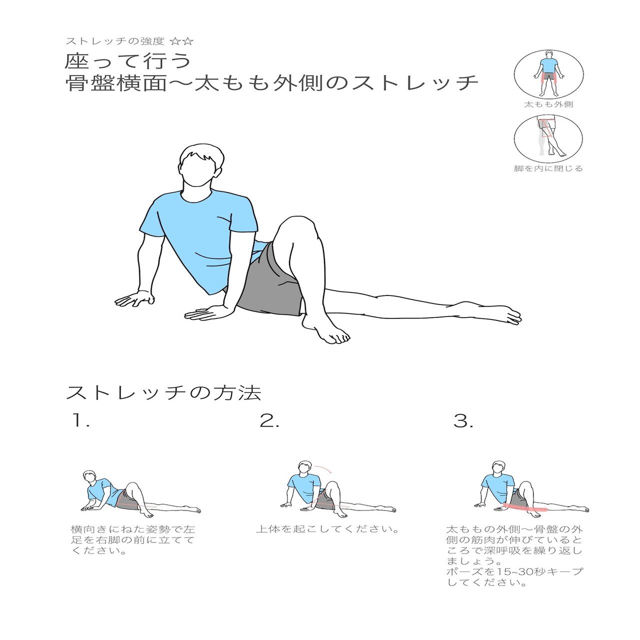 6 骨盤横面 太もも外側のストレッチ 鈴木 和孝 Note