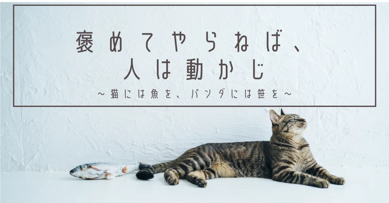 褒めてやらねば、人は動かじ｜宗田 慶三👓️188🌞2/6 そうだ けいぞう と申します。ゆるっと毎日投稿しています。｜note