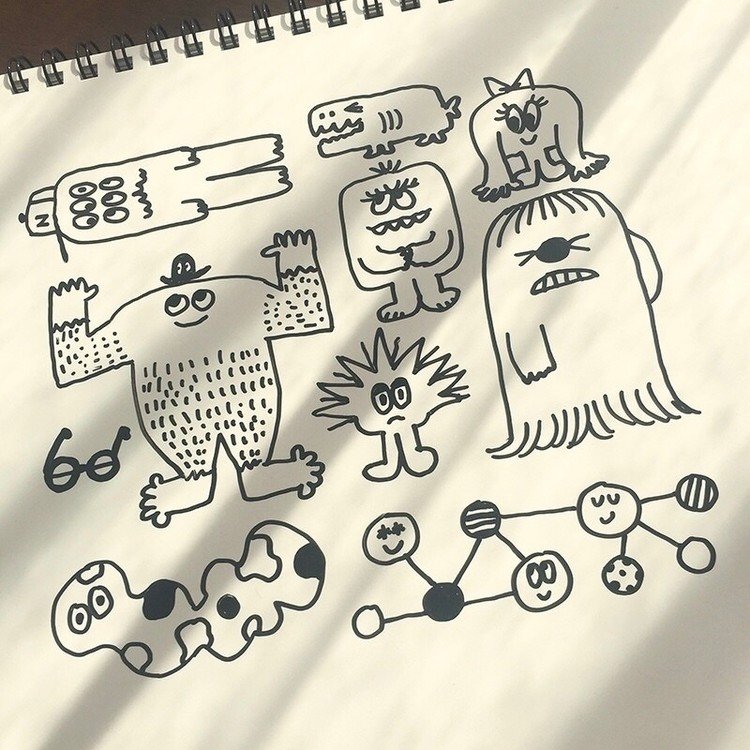 #illustration #drawing #doodle #characters #イラストレーション #キャラクター