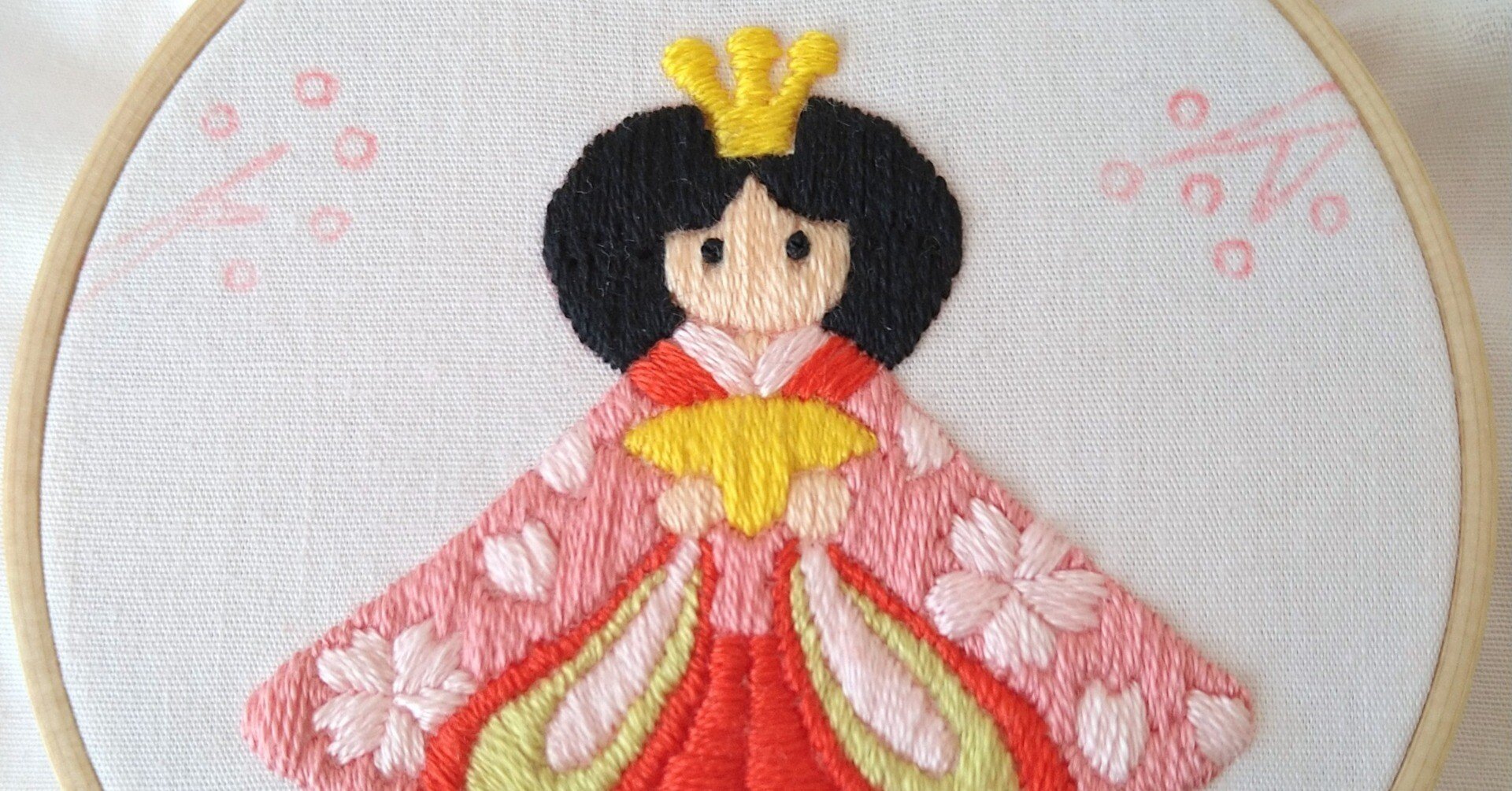 kairorisuA684★逸品‼️豪華刺繍‼️ひな祭り‼️正絹2m9cm kairorisuA684☆逸品‼️豪華刺繍‼️ひな祭り‼️正絹2m9cm 節分飾り「福