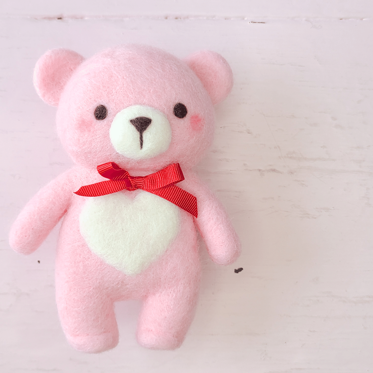作家様 作品 くま 羊毛フェルト テディベア くま子でGO ふわくま*羊毛フェルト作家 | 寒いね⛄️𓂃𓈒 ❅ * . . #羊毛