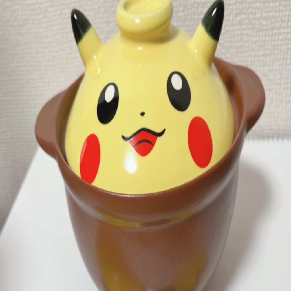 ピカチュウの土鍋で米を炊く｜みにたま