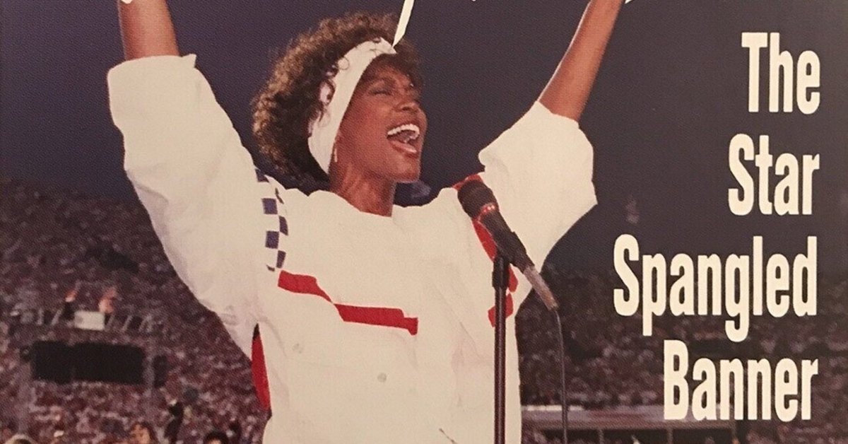 Music】U.S. National Anthem by Whitney Houston (Video Lyric