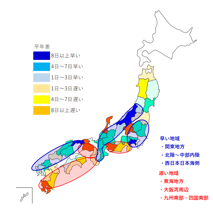 PNG黄葉日2021マップ