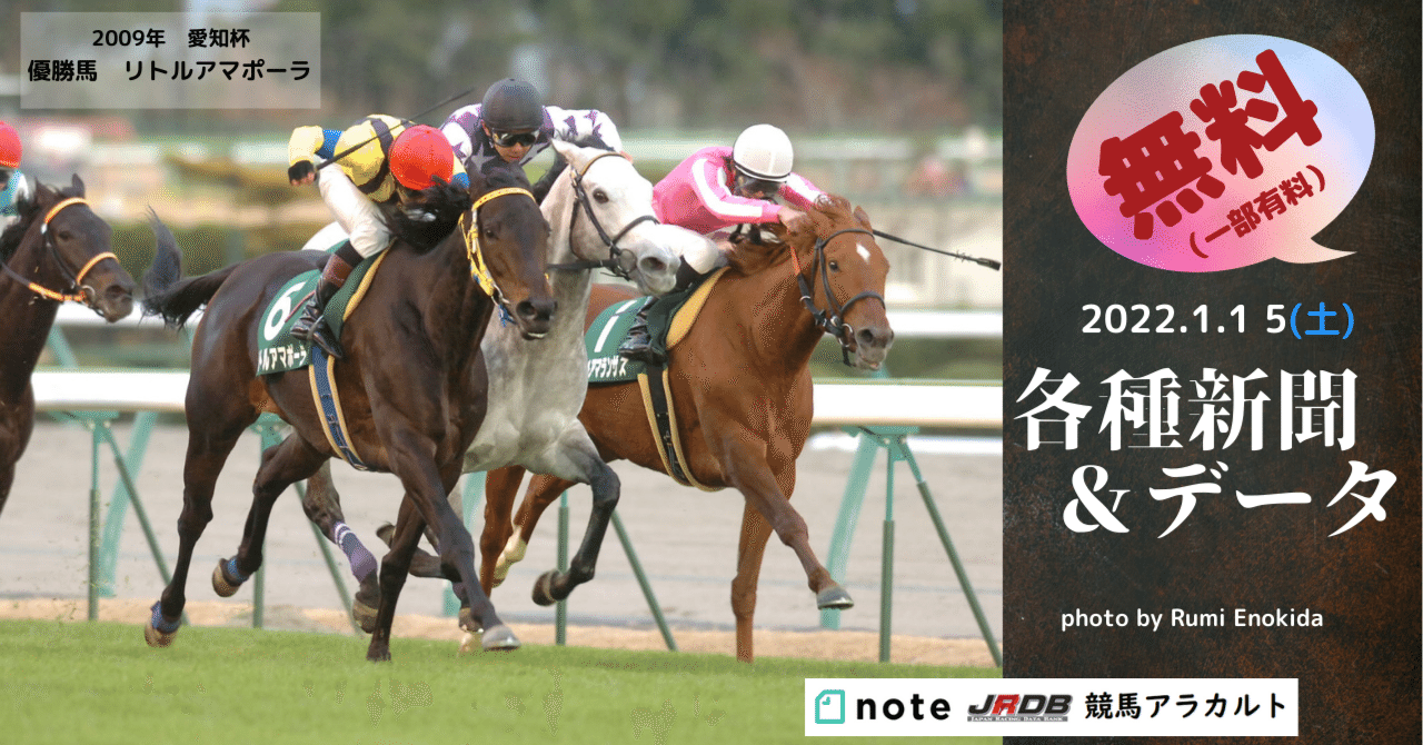 1 15 土 分各種新聞 データをご覧いただけます Jrdb 競馬アラカルト Note