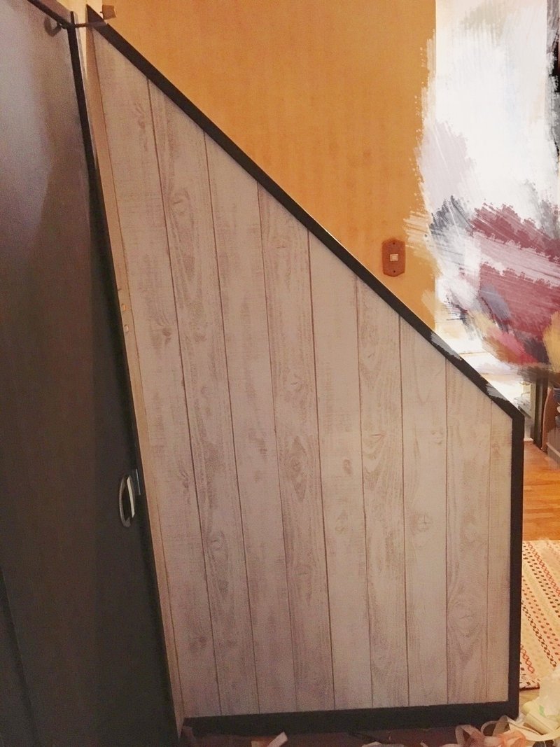 余った壁紙を貼った Ama Note