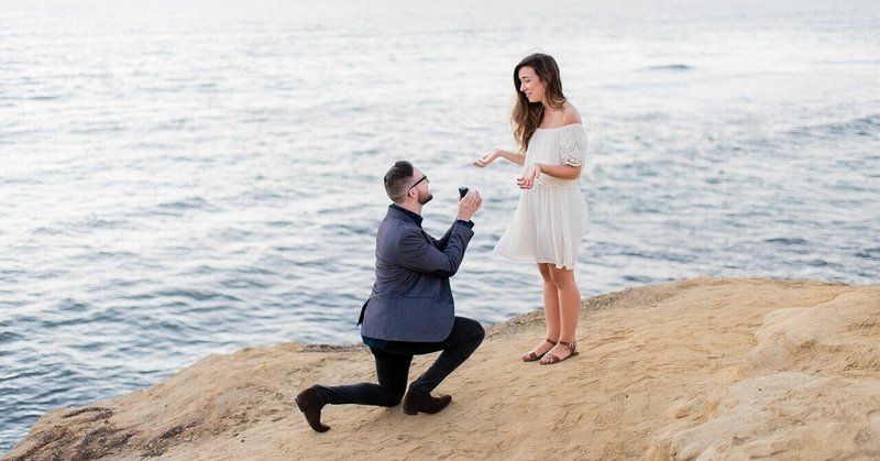 婚約指輪のケースの蓋をパカッと開けてプロポーズするっていうアレ｜山本英治 a.k.a. ほなね爺｜note