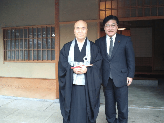 大徳寺黄梅院小林太玄住職と再会 (2013/2/07)｜かんけ一郎