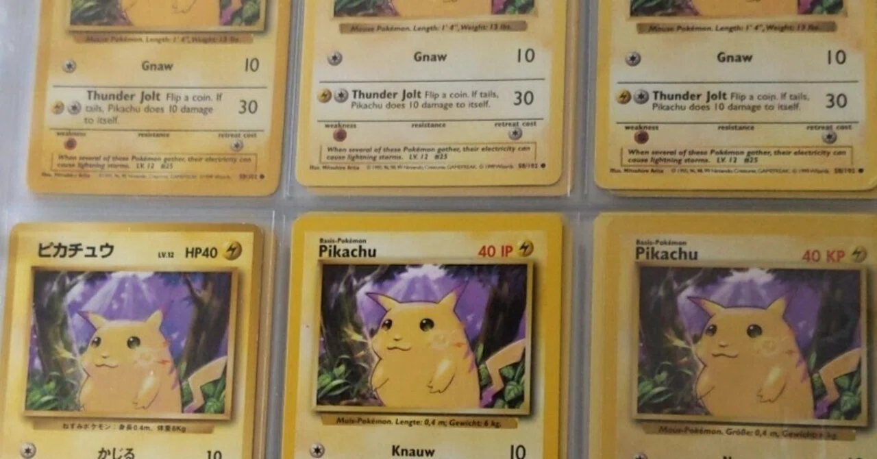 ポケモンカード 海外版のピカチュウ 初版の1st Edition 海外版ポケカの紹介！初代ピカチュウの各国版を収集中｜PIKA-BASE