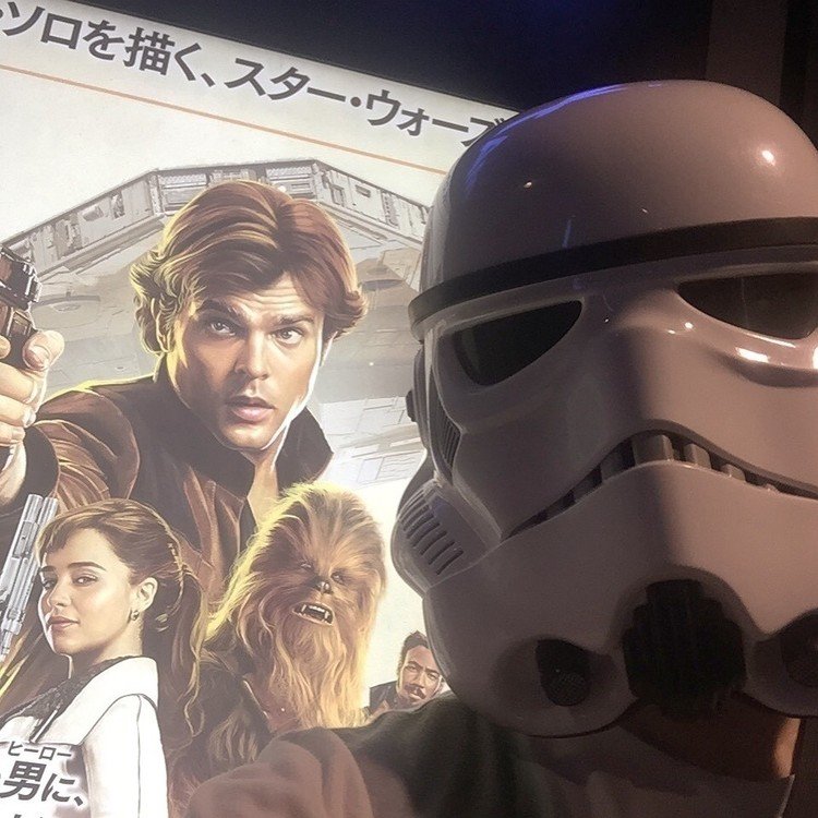 #starwars #stormtrooper #trooper #selfie #selfietrooper #selfietrooperjp #スターウォーズ #ストームトルーパー  #セルフィー #セルフィートルーパー #自撮り #ハン・ソロ #solo #hansolo #チューバッカ #チューイ #chewie #chewbacca #キーラ #qira #ランド #lando