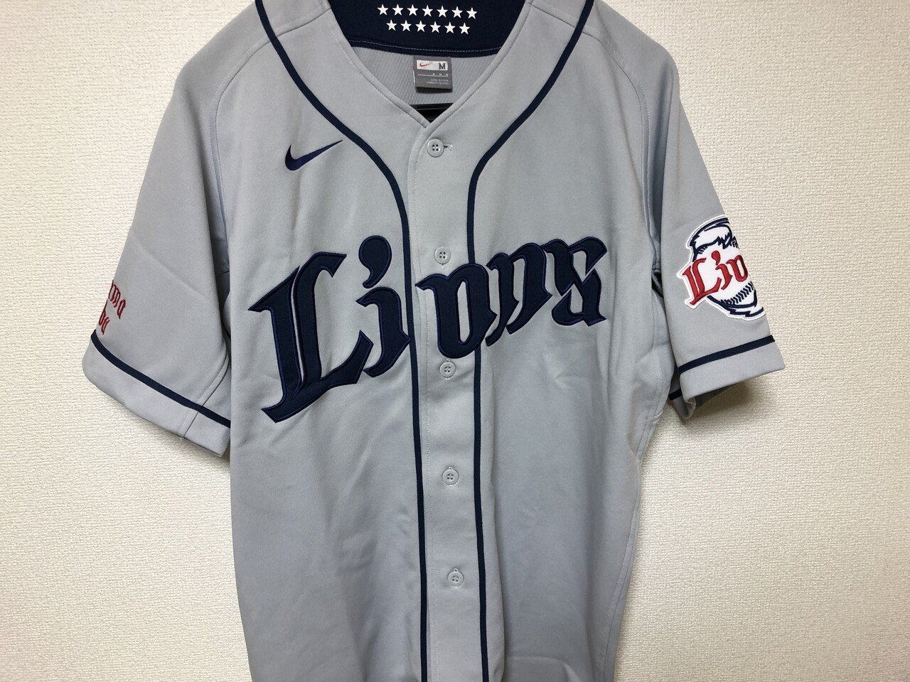 埼玉西武ライオンズ 内海哲也 ビジター ユニフォーム L サード プロ野球 埼玉西武ライオンズ 内海哲也 ビジター ユニフォーム L サード