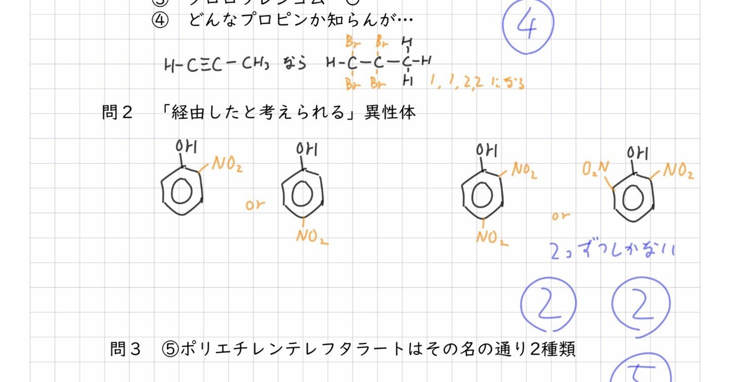 2022共通テスト化学解答解説速報｜宮元一賢⌬Miyamol