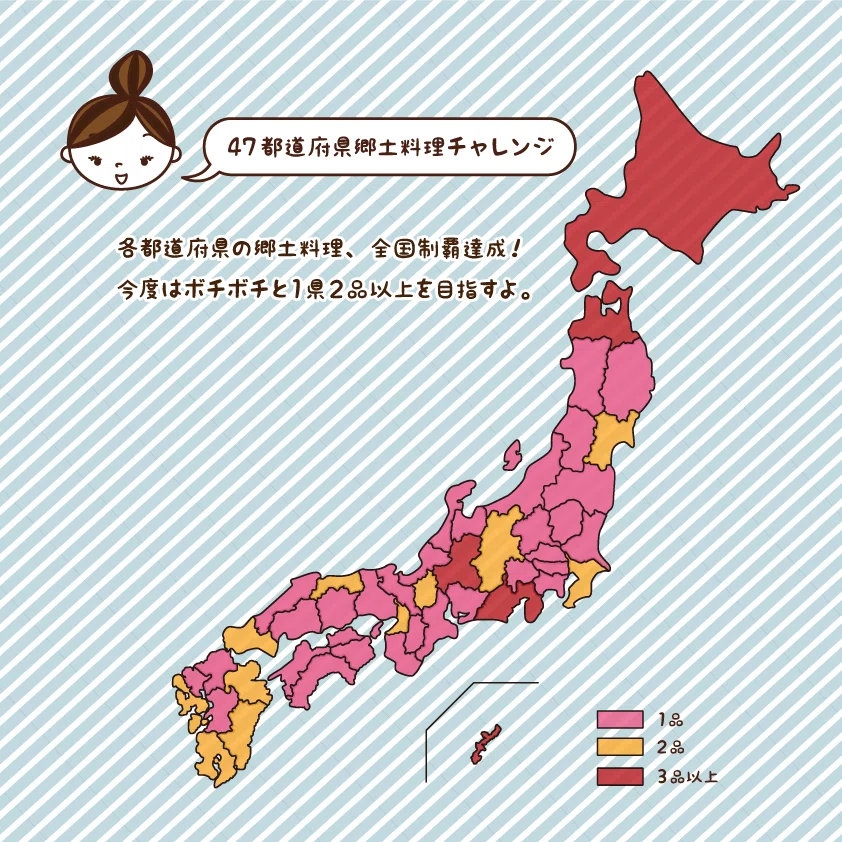 47都道府県郷土料理チャレンジ0117