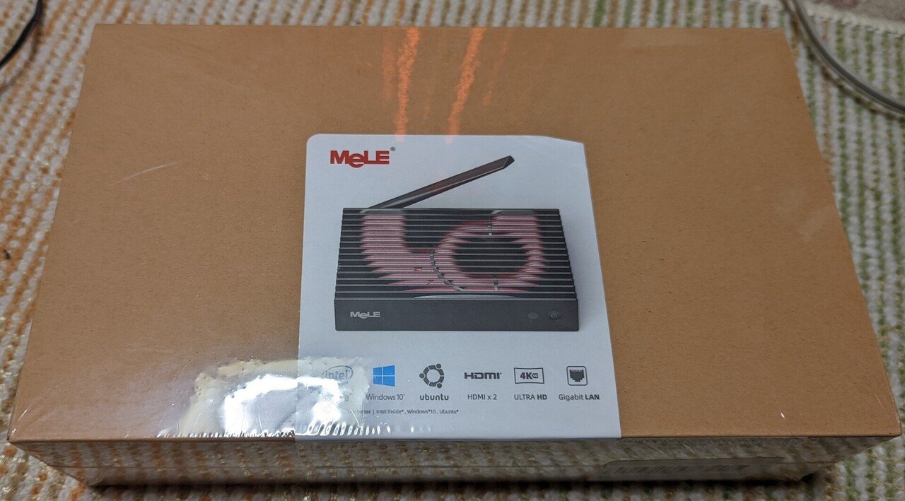 MeLE PCG35 ファンレスMini PCを買ってみた。｜kaiopaka