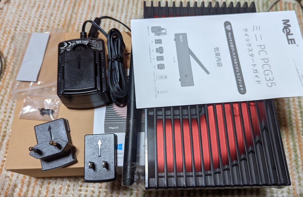 MeLE PCG35 ファンレスMini PCを買ってみた。｜kaiopaka