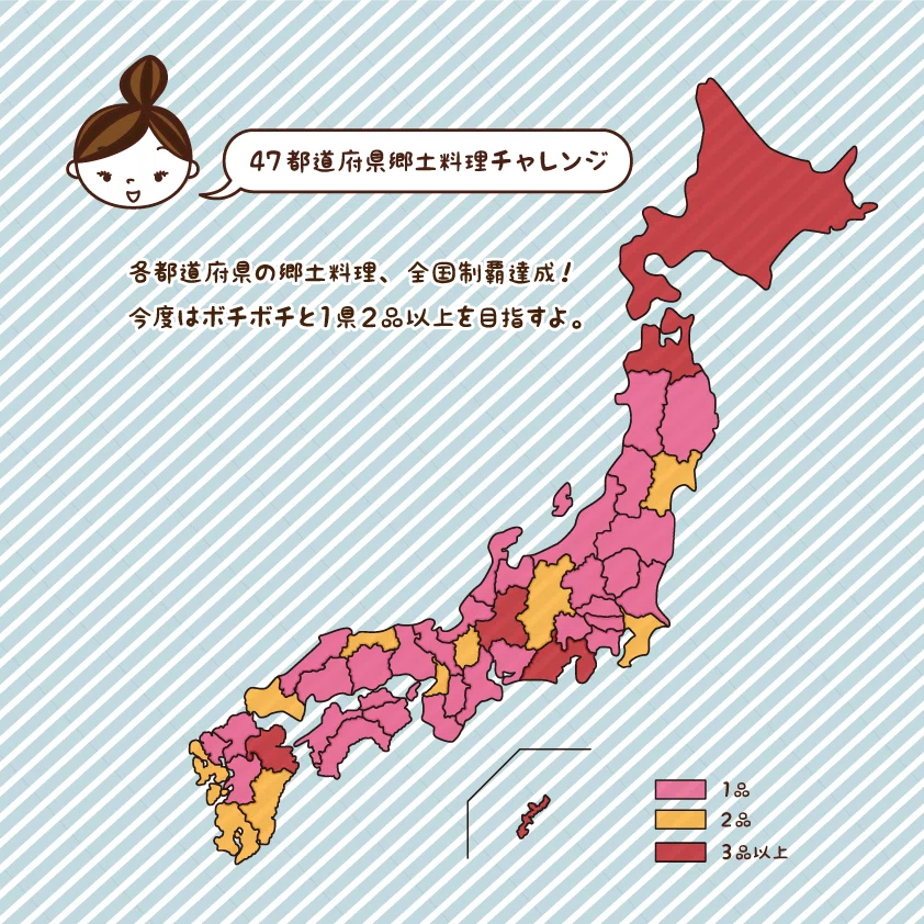 47都道府県郷土料理チャレンジ0118