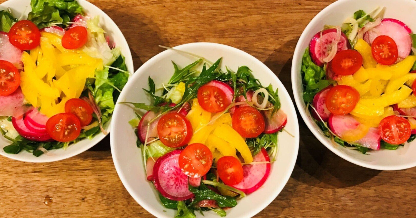 カラフルサラダを添えて 食卓を明るくして 彩りサラダ4つ 川ノ森千都子 ちづこ モノカキスト Note カラフルサラダを添えて 食卓を明るくして 彩りサラダ4つ 川ノ森千都子 ちづこ モノカキスト Note