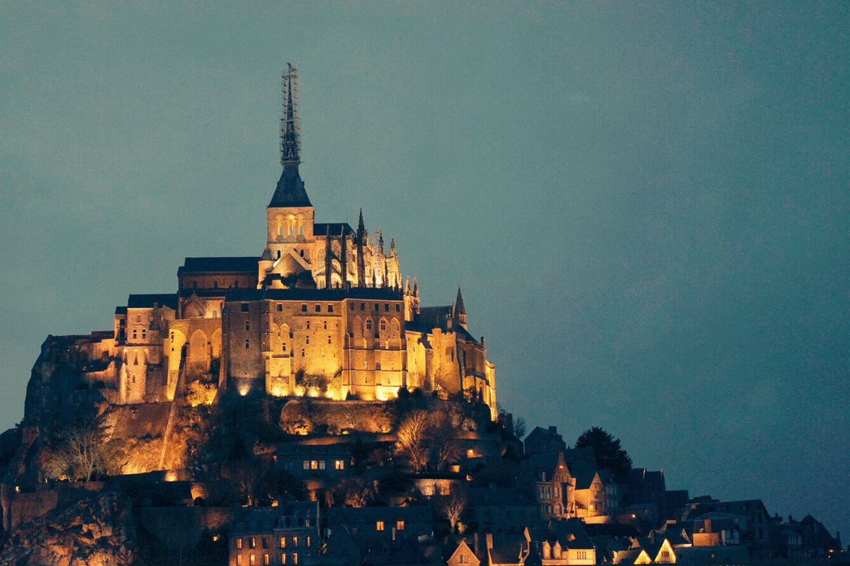 未展示品★LENOX レノックス モン・サン・ミッシェル 世界遺産 フランス★ フランス世界遺産のモンサンミッシェル｜歴史・登録理由