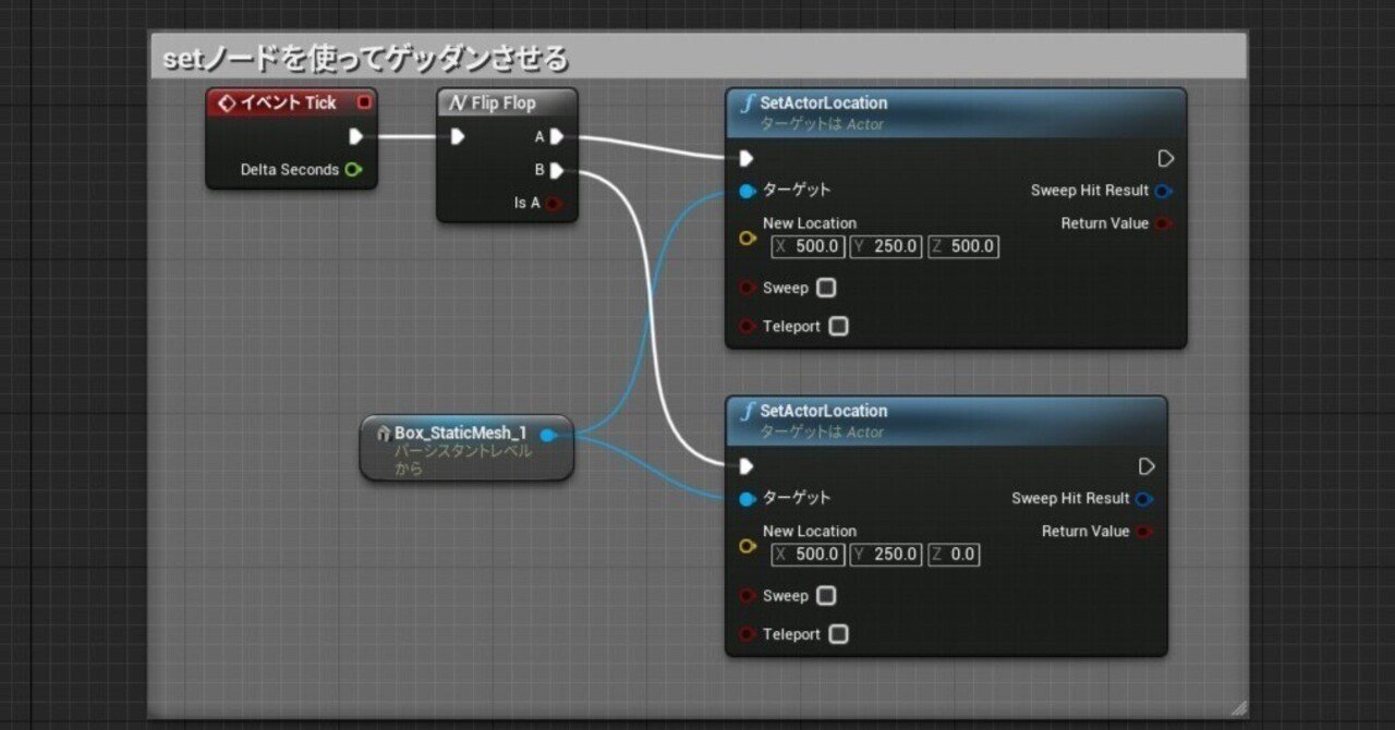 Ue4でアクターを高速移動させる方法 みっつ 兼業クリエイター Note Ue4でアクターを高速移動させる方法 みっつ 兼業クリエイター Note