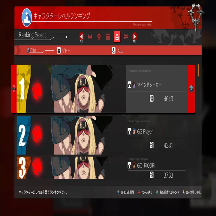 GGST】レベルランキングから見るキャラ差についての雑感｜格闘ゲーマー