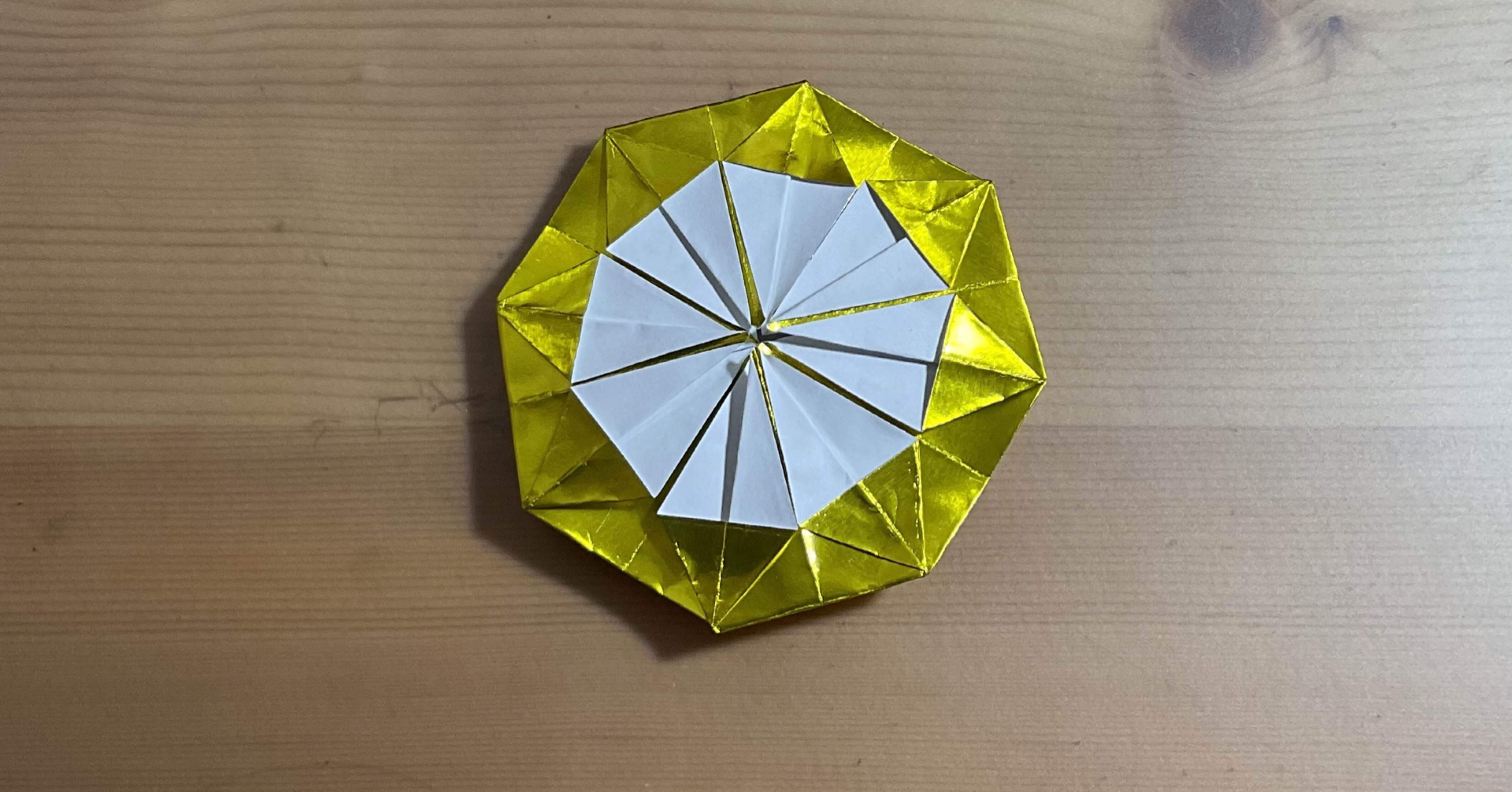 折り紙でメダルを折ってみよう Origami Paper Medal Folding ともすぅ折り紙 Note