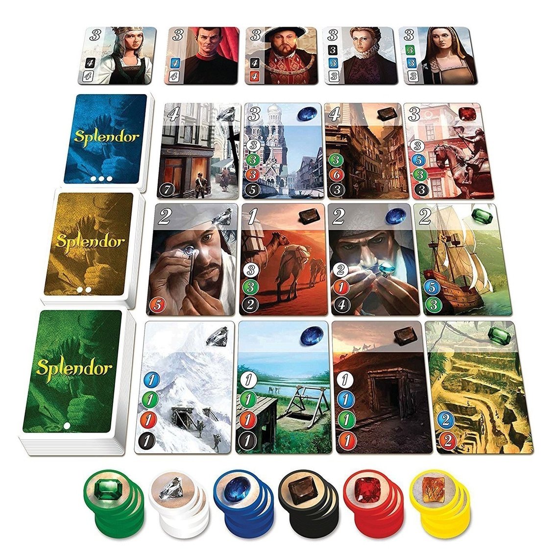 おすすめボードゲーム 宝石の煌き Splendor 攻略 戦略 コツ紹介 初心者から上級者まで 服部恵典 Note