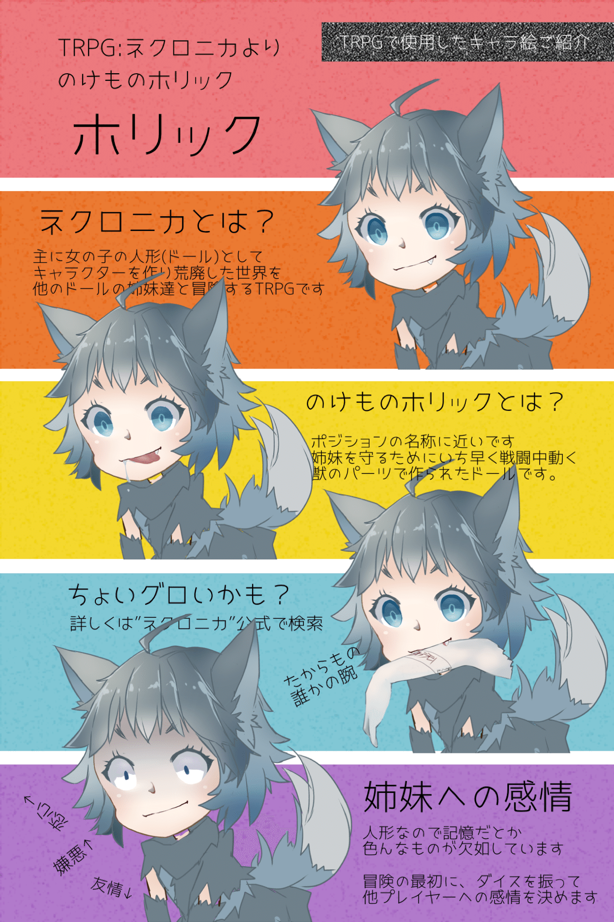 Trpgプレイヤー自作イラスト その1 ほかもこ Note