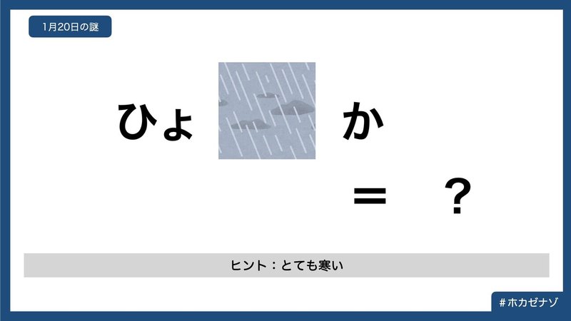 1日1謎 1:20.001