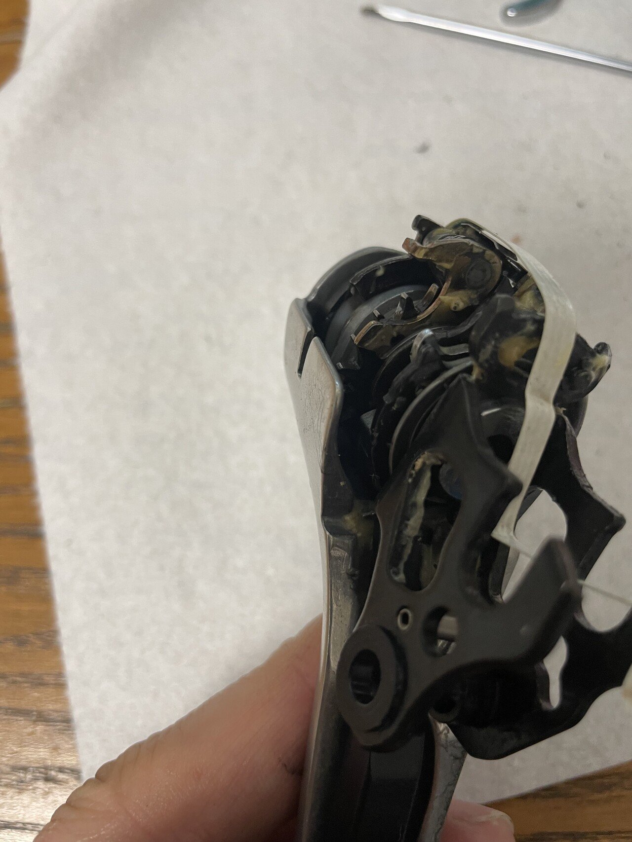 Shimano STI ST-6600 アルテグラ 10速の分解修理(その2 Shimano STI ST-6600 アルテグラ 10速の分解修理(その2