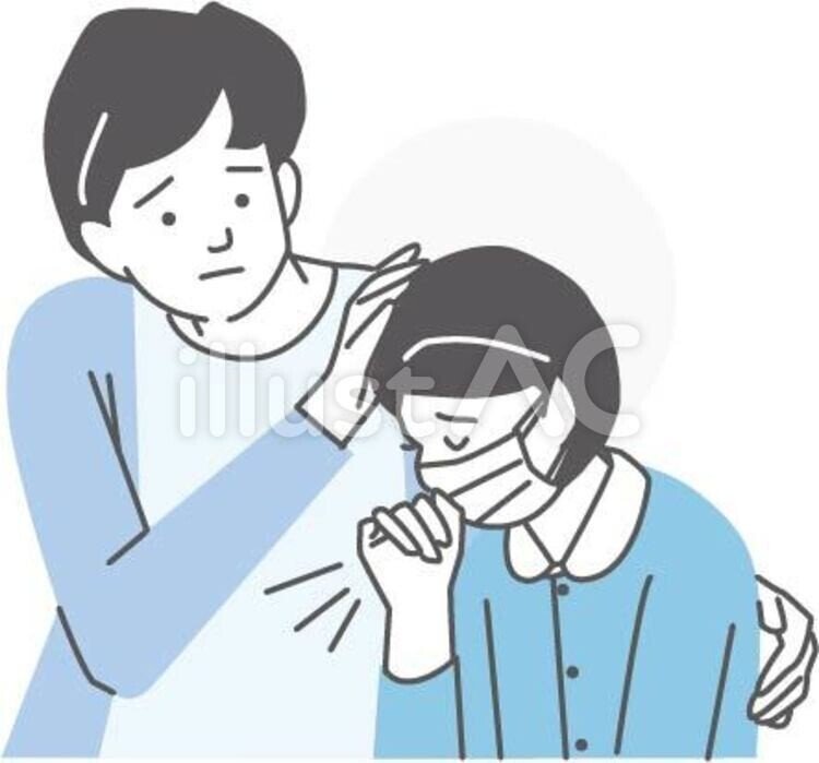 新作 イラスト素材 風邪を引く子供 無料 イラスト無料提供中 一部有料 Note