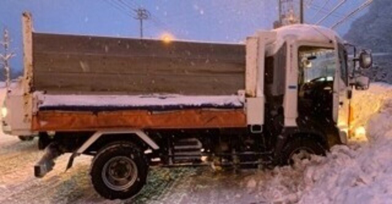 4トンダンプ排雪 除雪の4トンダンプ編〜1〜｜koichiro