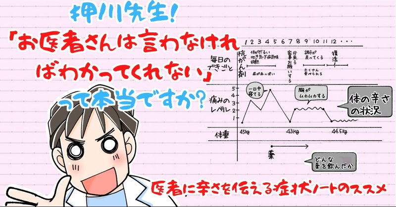 まんが連載【第５話】押川先生！「お医者さんは言わなければわかってくれない」って本当ですか？｜押川勝太郎×おちゃずけ